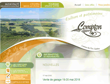 Tablet Screenshot of compton.ca